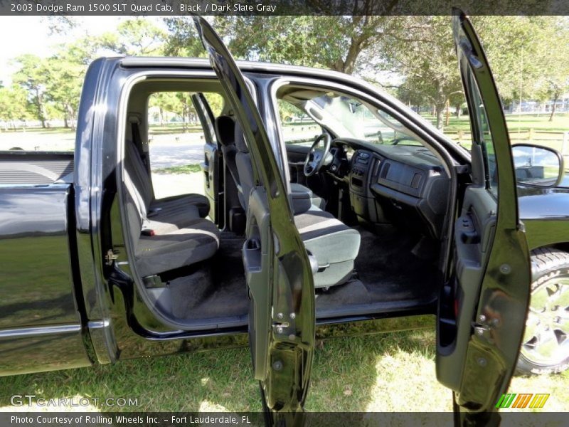 Black / Dark Slate Gray 2003 Dodge Ram 1500 SLT Quad Cab