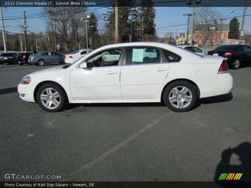 Summit White / Ebony 2013 Chevrolet Impala LT