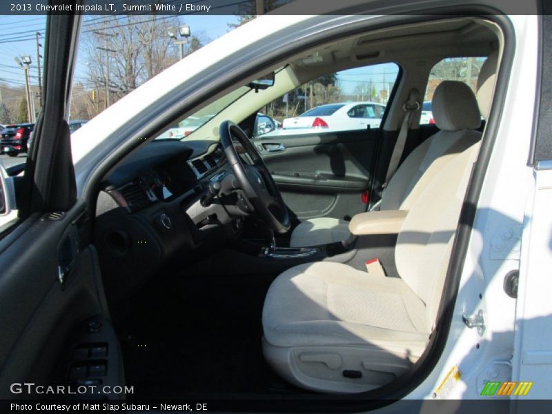 Summit White / Ebony 2013 Chevrolet Impala LT