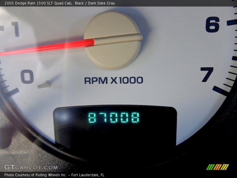 Black / Dark Slate Gray 2003 Dodge Ram 1500 SLT Quad Cab