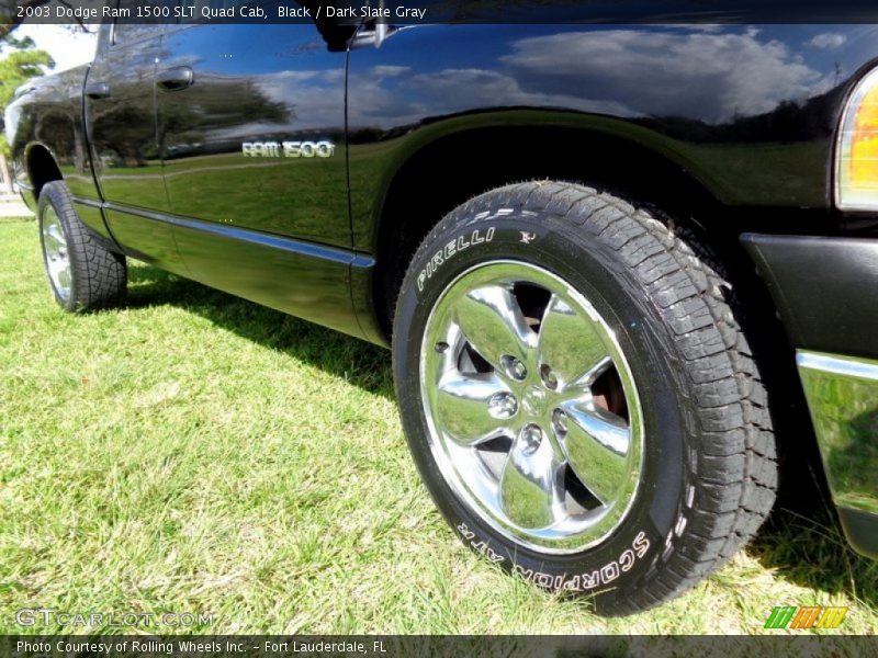 Black / Dark Slate Gray 2003 Dodge Ram 1500 SLT Quad Cab