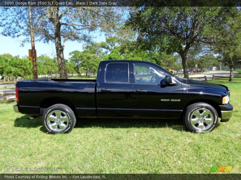 Black / Dark Slate Gray 2003 Dodge Ram 1500 SLT Quad Cab