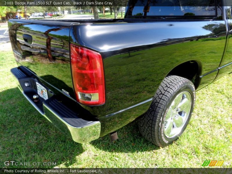 Black / Dark Slate Gray 2003 Dodge Ram 1500 SLT Quad Cab