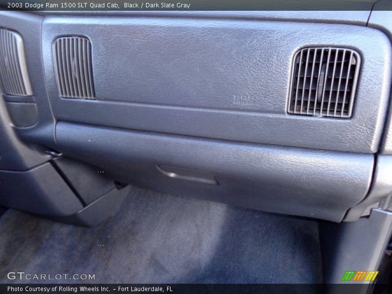 Black / Dark Slate Gray 2003 Dodge Ram 1500 SLT Quad Cab