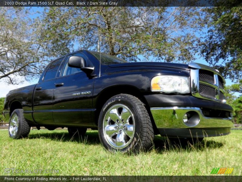 Black / Dark Slate Gray 2003 Dodge Ram 1500 SLT Quad Cab