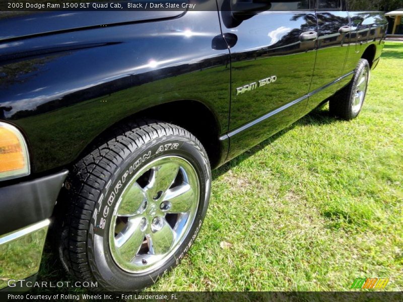 Black / Dark Slate Gray 2003 Dodge Ram 1500 SLT Quad Cab