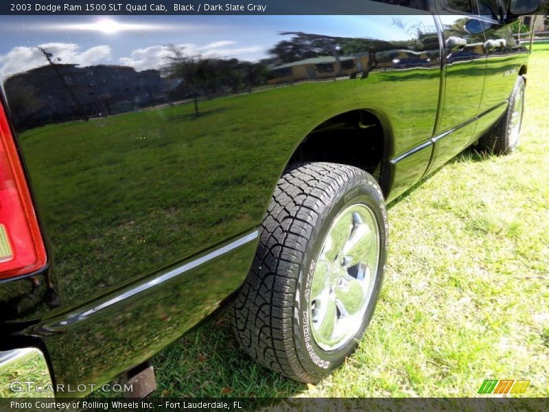 Black / Dark Slate Gray 2003 Dodge Ram 1500 SLT Quad Cab