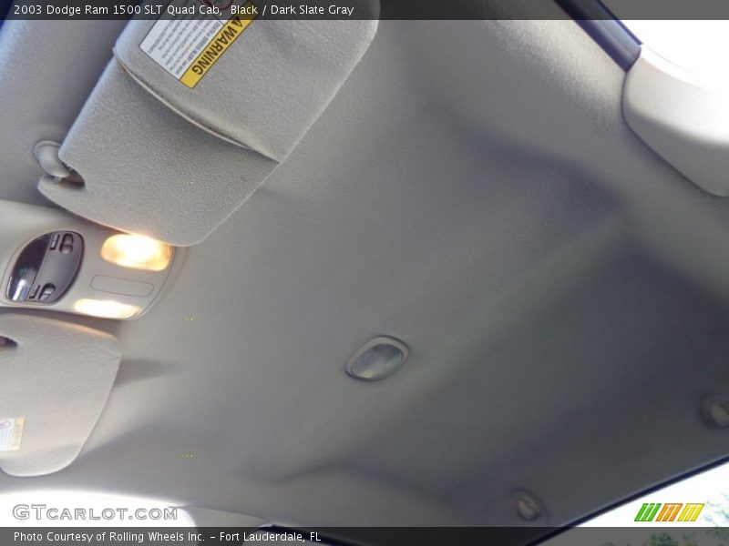 Black / Dark Slate Gray 2003 Dodge Ram 1500 SLT Quad Cab