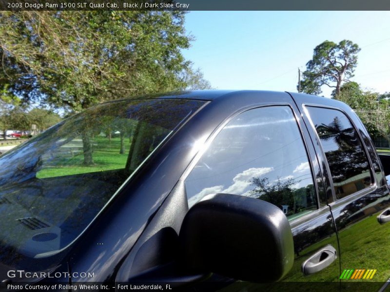 Black / Dark Slate Gray 2003 Dodge Ram 1500 SLT Quad Cab