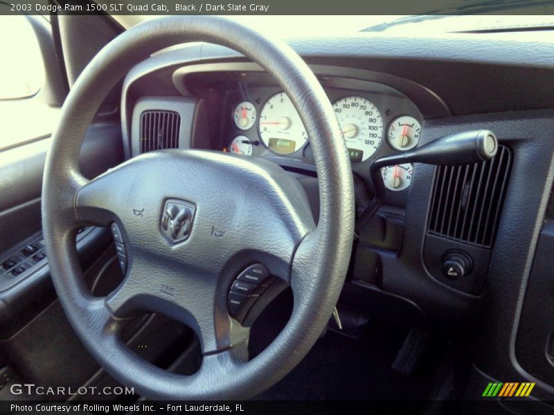 Black / Dark Slate Gray 2003 Dodge Ram 1500 SLT Quad Cab