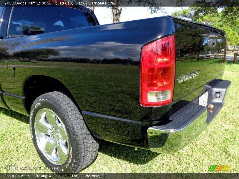Black / Dark Slate Gray 2003 Dodge Ram 1500 SLT Quad Cab