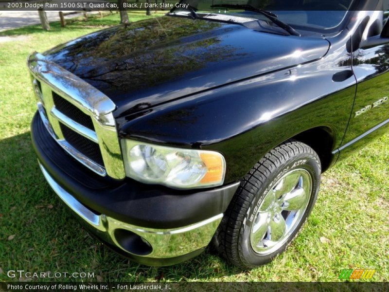 Black / Dark Slate Gray 2003 Dodge Ram 1500 SLT Quad Cab