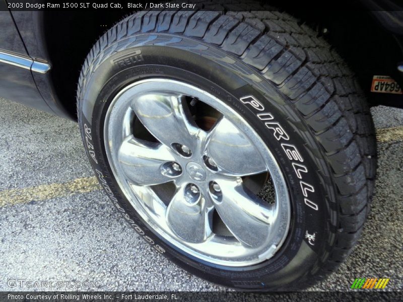 Black / Dark Slate Gray 2003 Dodge Ram 1500 SLT Quad Cab