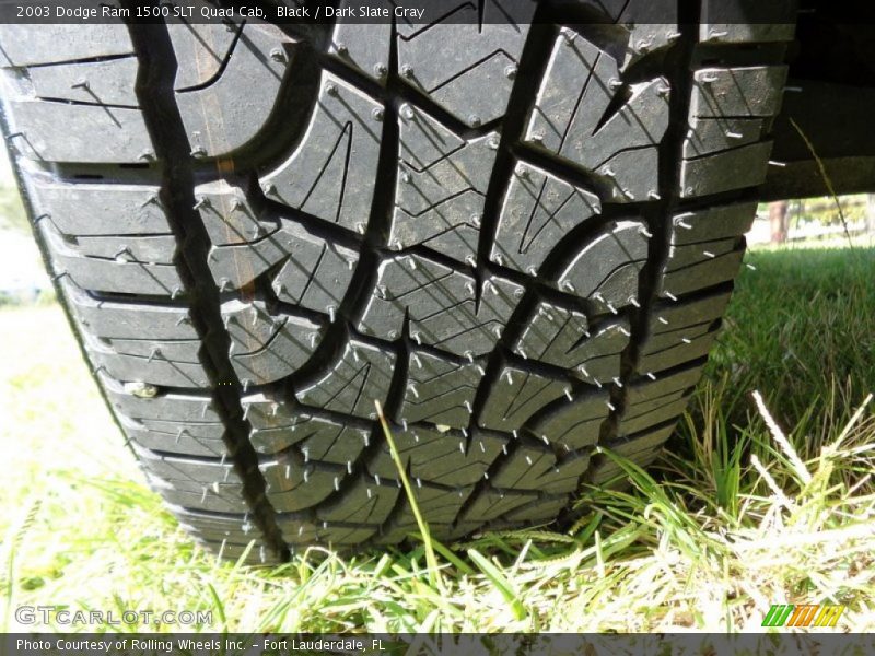 Black / Dark Slate Gray 2003 Dodge Ram 1500 SLT Quad Cab