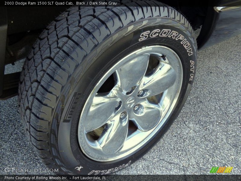 Black / Dark Slate Gray 2003 Dodge Ram 1500 SLT Quad Cab