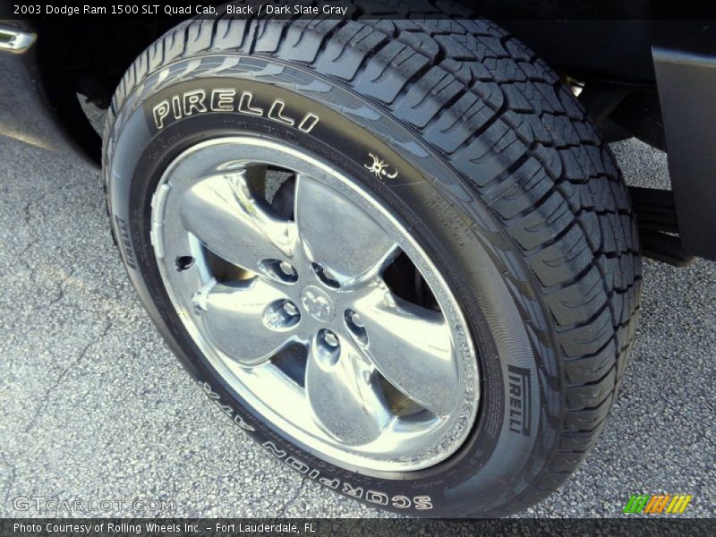 Black / Dark Slate Gray 2003 Dodge Ram 1500 SLT Quad Cab