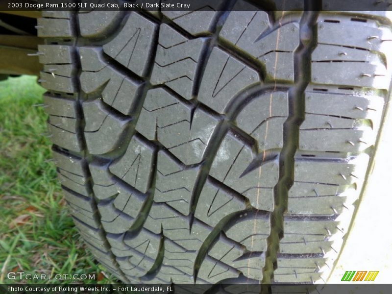 Black / Dark Slate Gray 2003 Dodge Ram 1500 SLT Quad Cab