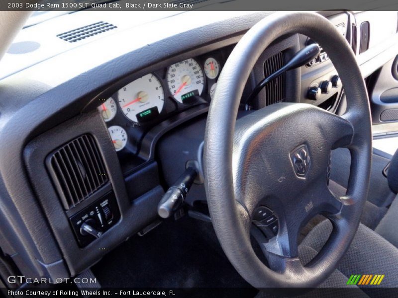 Black / Dark Slate Gray 2003 Dodge Ram 1500 SLT Quad Cab