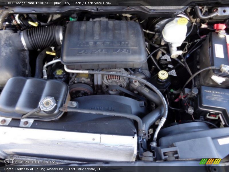 Black / Dark Slate Gray 2003 Dodge Ram 1500 SLT Quad Cab