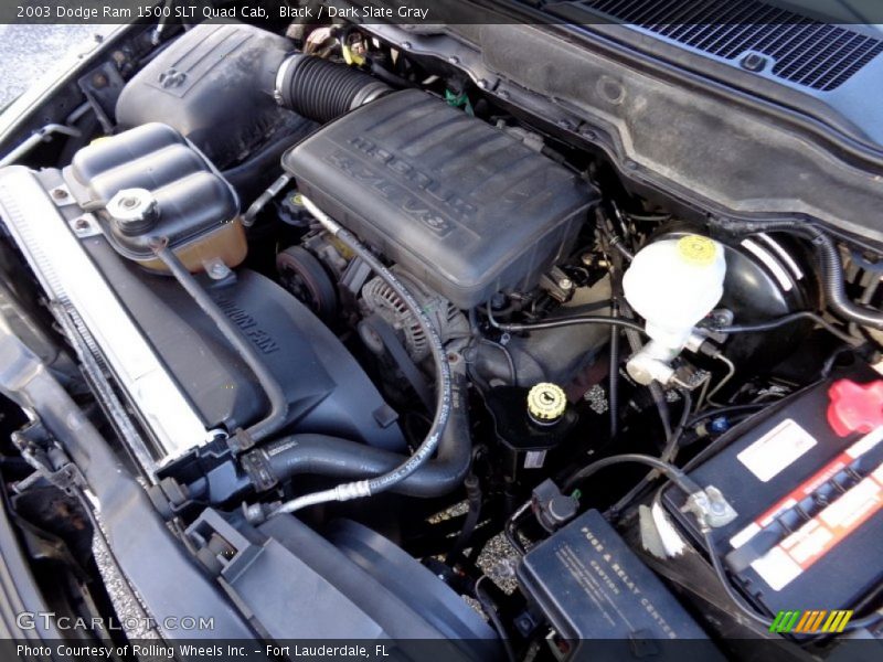 Black / Dark Slate Gray 2003 Dodge Ram 1500 SLT Quad Cab
