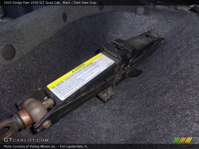 Black / Dark Slate Gray 2003 Dodge Ram 1500 SLT Quad Cab