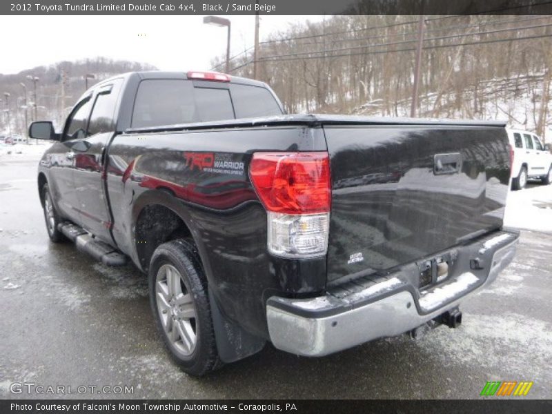 Black / Sand Beige 2012 Toyota Tundra Limited Double Cab 4x4