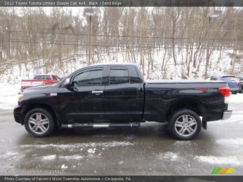 Black / Sand Beige 2012 Toyota Tundra Limited Double Cab 4x4