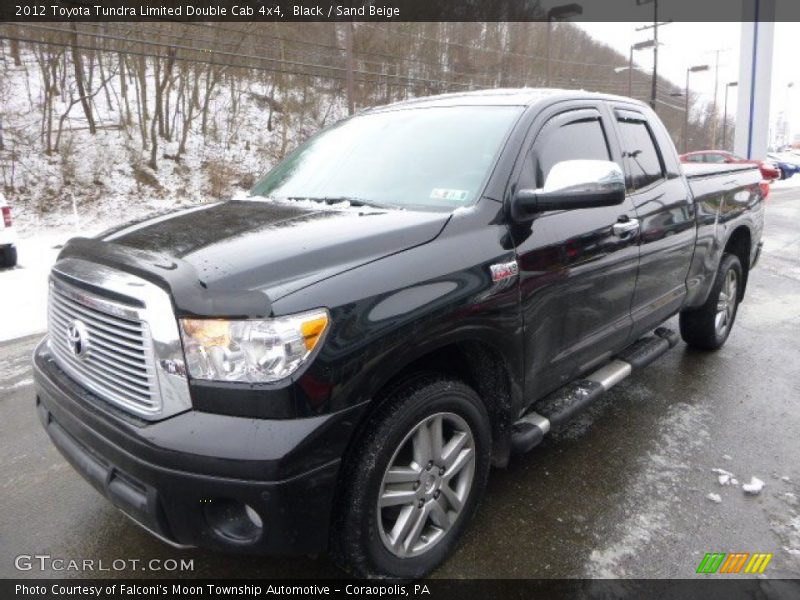 Black / Sand Beige 2012 Toyota Tundra Limited Double Cab 4x4
