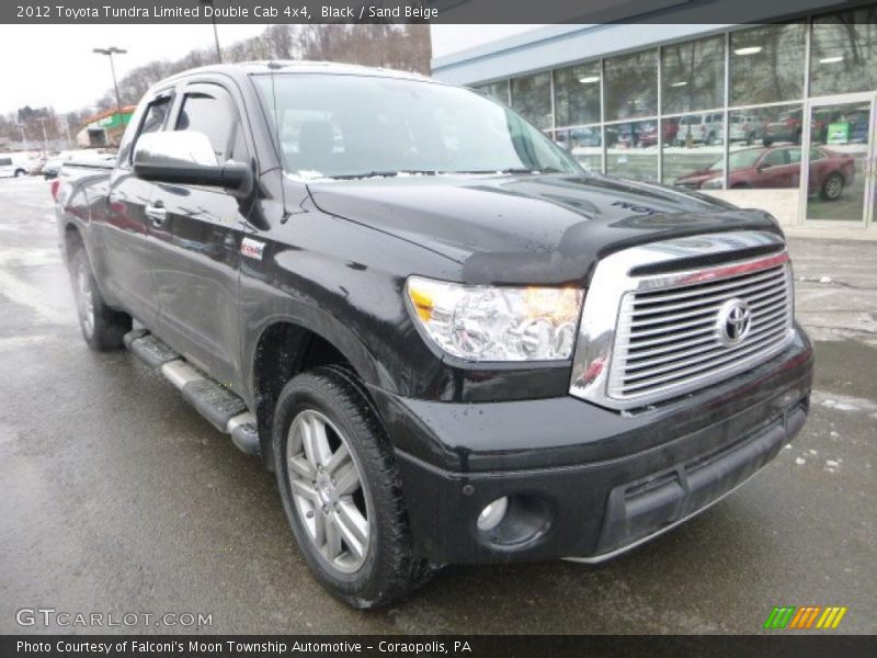 Black / Sand Beige 2012 Toyota Tundra Limited Double Cab 4x4