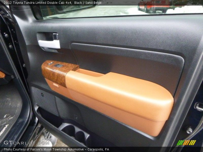 Black / Sand Beige 2012 Toyota Tundra Limited Double Cab 4x4