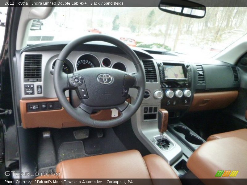 Black / Sand Beige 2012 Toyota Tundra Limited Double Cab 4x4