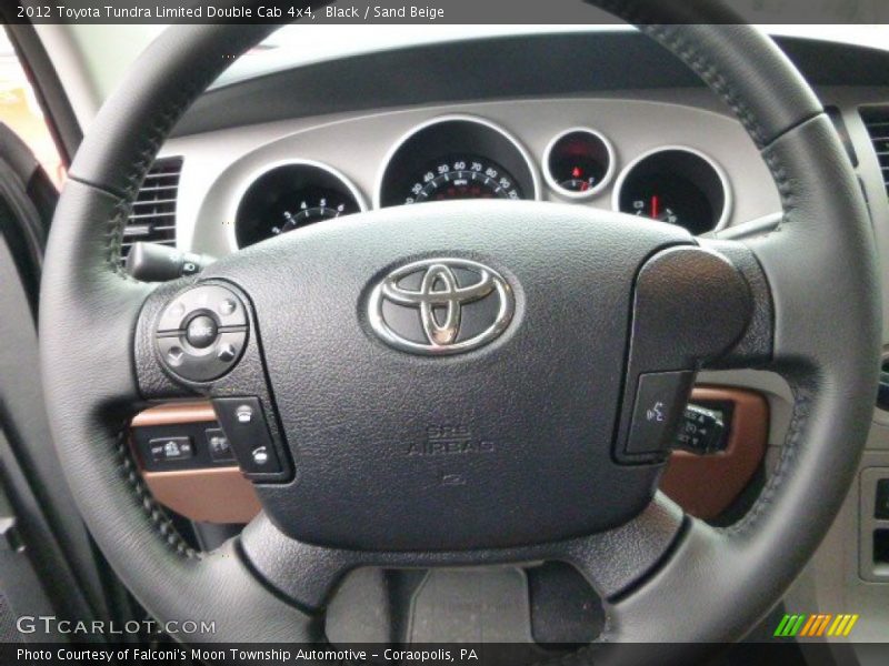 Black / Sand Beige 2012 Toyota Tundra Limited Double Cab 4x4
