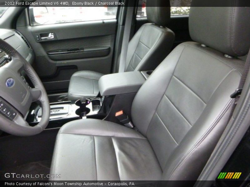 Ebony Black / Charcoal Black 2012 Ford Escape Limited V6 4WD