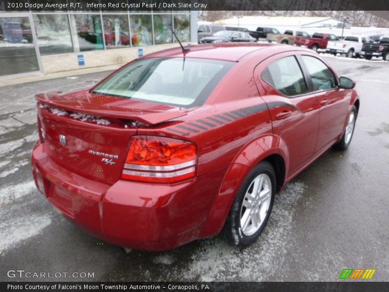 Inferno Red Crystal Pearl / Dark Slate Gray 2010 Dodge Avenger R/T