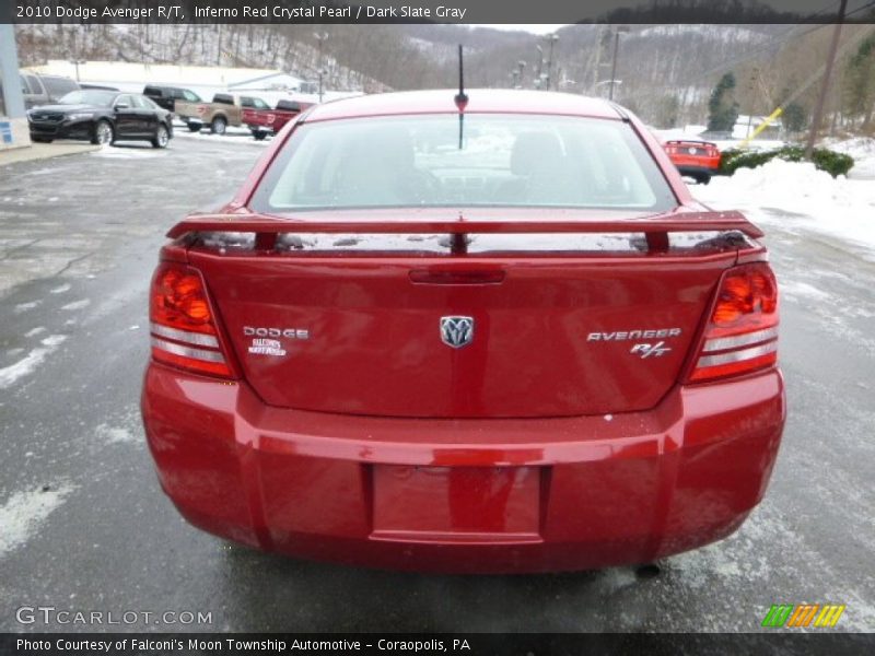 Inferno Red Crystal Pearl / Dark Slate Gray 2010 Dodge Avenger R/T