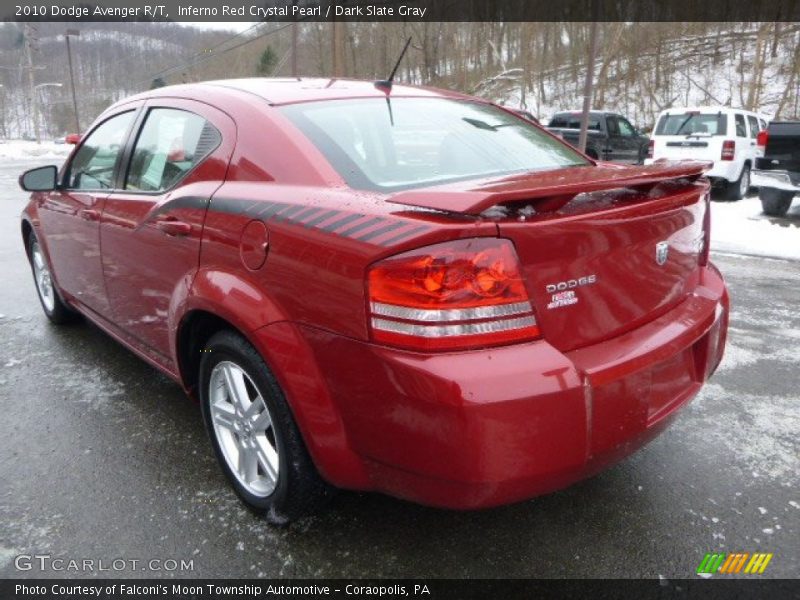 Inferno Red Crystal Pearl / Dark Slate Gray 2010 Dodge Avenger R/T