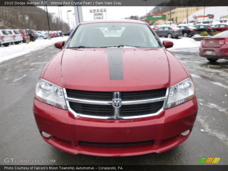 Inferno Red Crystal Pearl / Dark Slate Gray 2010 Dodge Avenger R/T