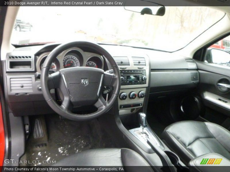 Inferno Red Crystal Pearl / Dark Slate Gray 2010 Dodge Avenger R/T