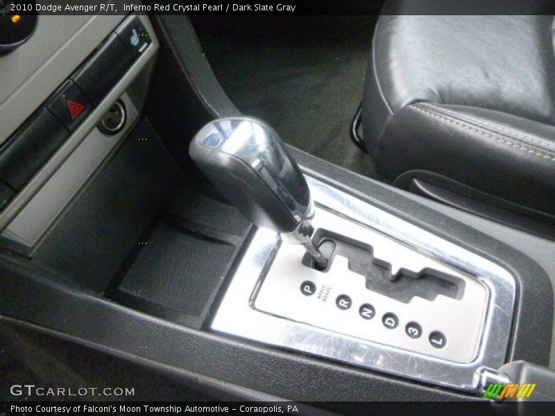 Inferno Red Crystal Pearl / Dark Slate Gray 2010 Dodge Avenger R/T