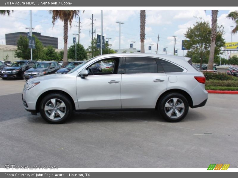 Silver Moon / Ebony 2014 Acura MDX