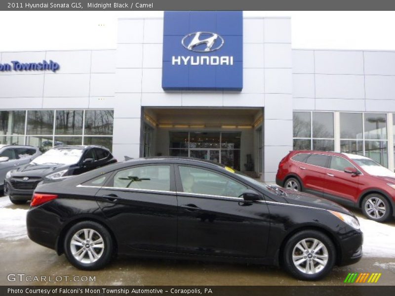 Midnight Black / Camel 2011 Hyundai Sonata GLS