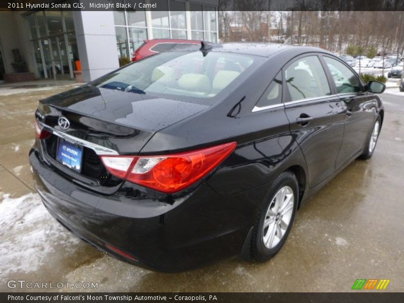 Midnight Black / Camel 2011 Hyundai Sonata GLS