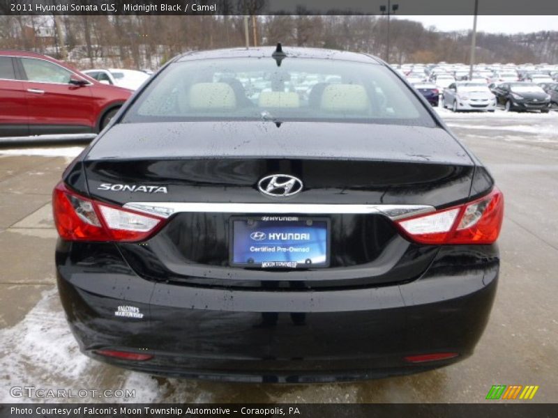 Midnight Black / Camel 2011 Hyundai Sonata GLS