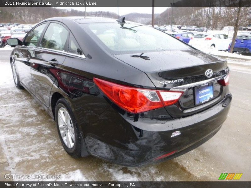 Midnight Black / Camel 2011 Hyundai Sonata GLS