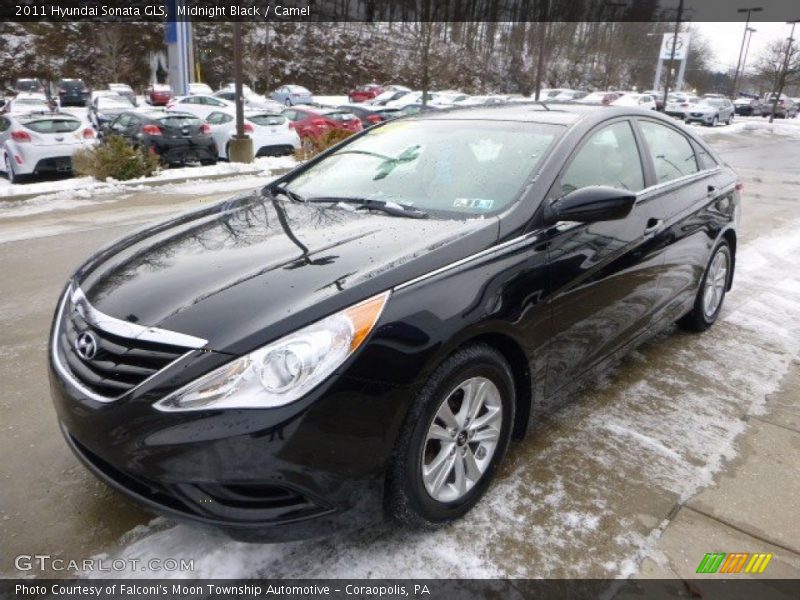 Midnight Black / Camel 2011 Hyundai Sonata GLS