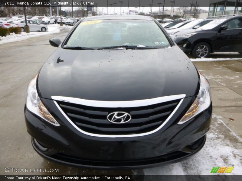 Midnight Black / Camel 2011 Hyundai Sonata GLS