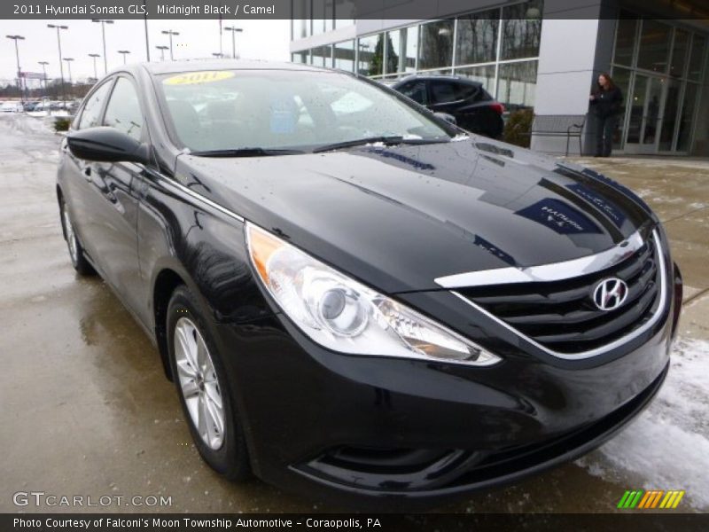 Midnight Black / Camel 2011 Hyundai Sonata GLS