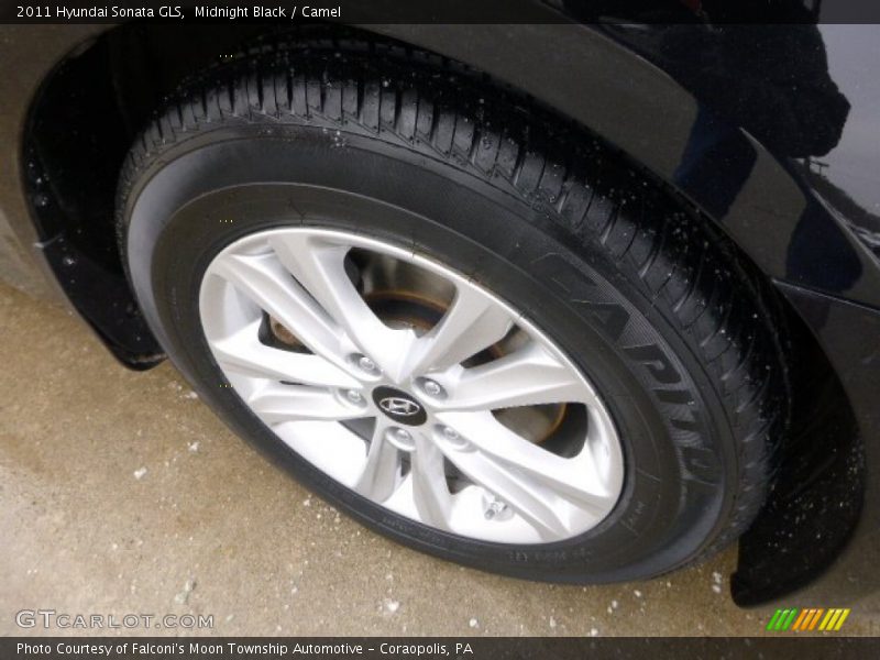 Midnight Black / Camel 2011 Hyundai Sonata GLS