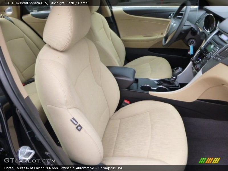 Midnight Black / Camel 2011 Hyundai Sonata GLS