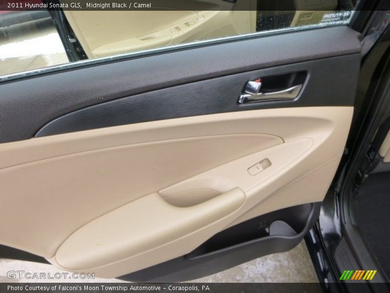 Midnight Black / Camel 2011 Hyundai Sonata GLS